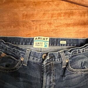 Ariat Men's Slim Straight Jeans - Deep Blue